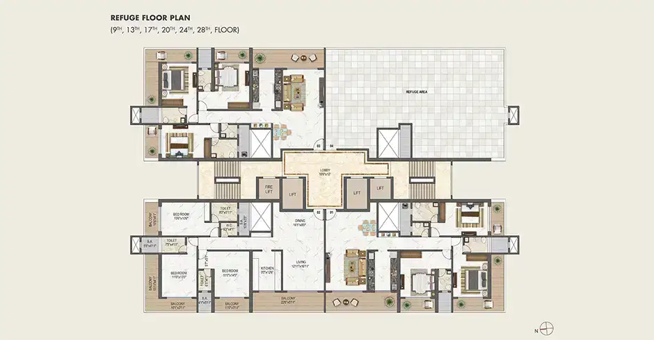 Dream Avalon Kalyan Floor Plans